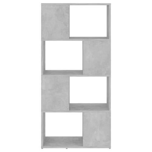 Ormarić za knjige / Paravan - Sobna pregrada boja betona 60x24x124,5 cm - Beton siva 1 60 x 24 x 124.5 cm Cijena