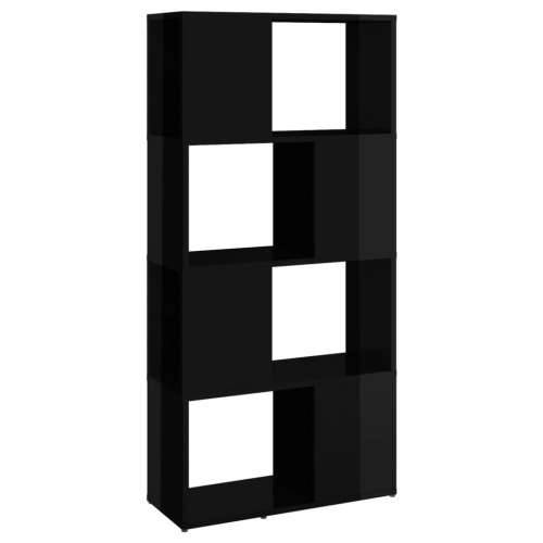 Ormarić za knjige / Paravan - Sobna pregrada sjajni crni 60x24x124,5 cm - visoko sjajno crna 1 60 x 24 x 124.5 cm Cijena