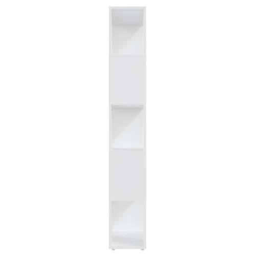 Ormarić za knjige / Paravan - Sobna pregrada bijeli 60x24x155 cm drvena - Bijela 1 60 x 24 x 155 cm Cijena