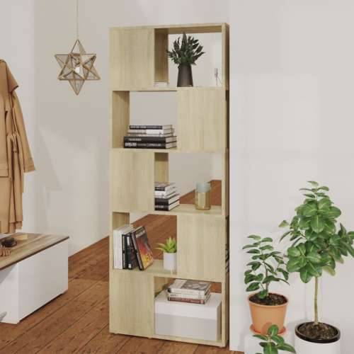 Ormarić za knjige / Paravan - Sobna pregrada boja hrasta 60x24x155 cm - sonoma hrast 1 60 x 24 x 155 cm Cijena