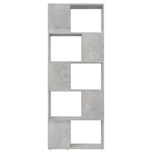 Ormarić za knjige / Paravan - Sobna pregrada boja betona 60 x 24 x 155 cm - Beton siva 1 60 x 24 x 155 cm Cijena