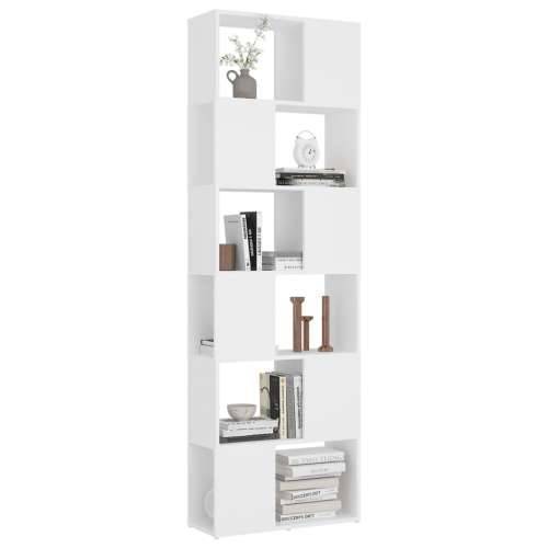 Ormarić za knjige / Paravan - Sobna pregrada bijeli 60 x 24 x 186 cm - Bijela 60 x 24 x 186 cm 1 Cijena