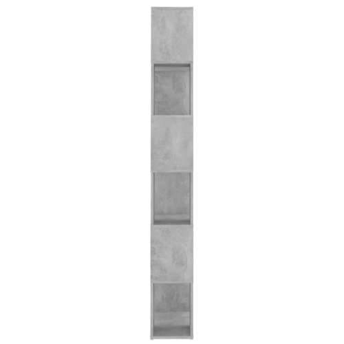 Ormarić za knjige / pregrada boja betona 60x24x186 cm drvena - Beton siva 1 60 x 24 x 186 cm Cijena