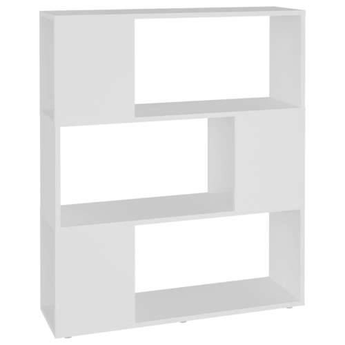 Ormarić za knjige / Paravan - Sobna pregrada bijeli 80x24x94 cm drvena - Bijela 1 80 x 24 x 94 cm Cijena
