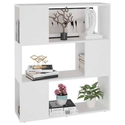 Ormarić za knjige / Paravan - Sobna pregrada bijeli 80x24x94 cm drvena - Bijela 1 80 x 24 x 94 cm Cijena