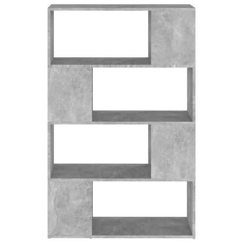 Ormarić za knjige / pregrada boja betona 80x24x124,5 cm drveni - Beton siva 1 80 x 24 x 124.5 cm Cijena