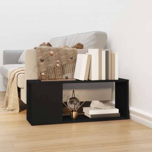TV ormarić crni 80 x 24 x 32 cm od konstruiranog drva - Crna 1 80 x 24 x 32 cm Cijena