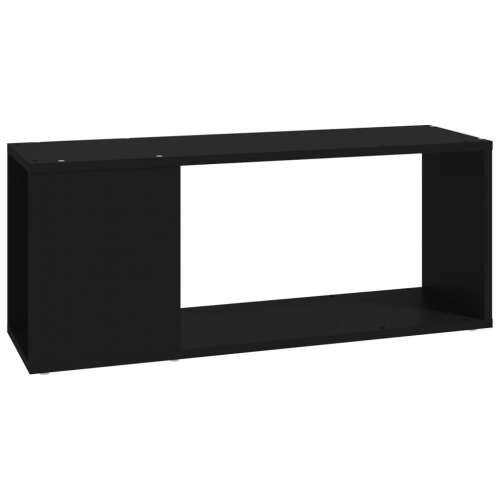 TV ormarić crni 80 x 24 x 32 cm od konstruiranog drva - Crna 1 80 x 24 x 32 cm Cijena