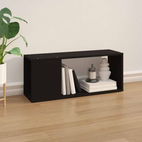 TV ormarić crni 80 x 24 x 32 cm od konstruiranog drva - Crna 1 80 x 24 x 32 cm Cijena