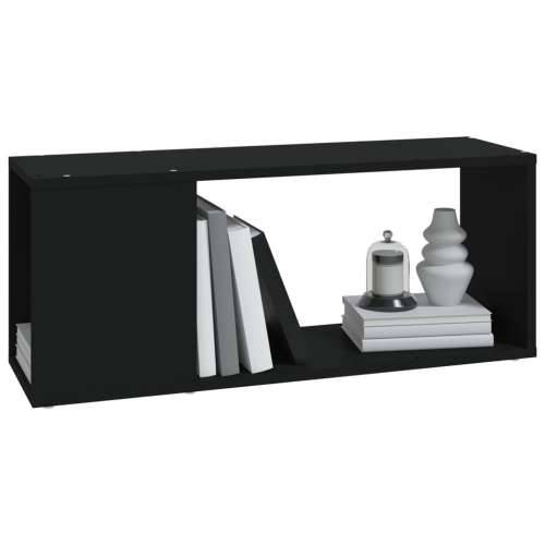 TV ormarić crni 80 x 24 x 32 cm od konstruiranog drva - Crna 1 80 x 24 x 32 cm Cijena