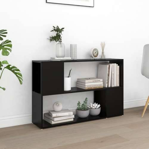 Ormarić za knjige crni 100 x 24 x 63 cm od konstruiranog drva - Crna 1 100 x 24 x 63 cm Cijena