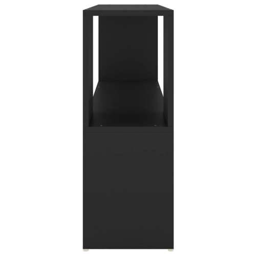 Ormarić za knjige crni 100 x 24 x 63 cm od konstruiranog drva - Crna 1 100 x 24 x 63 cm Cijena