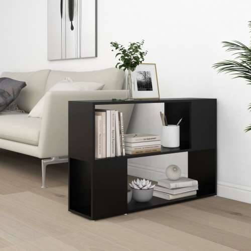 Ormarić za knjige crni 100 x 24 x 63 cm od konstruiranog drva - Crna 1 100 x 24 x 63 cm Cijena