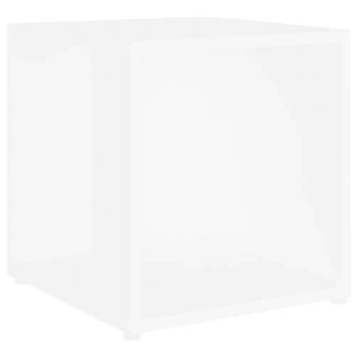 Bočni stolić bijeli 33 x 33 x 34,5 cm od konstruiranog drva - Bijela 33 x 33 x 34.5 cm 1 Cijena