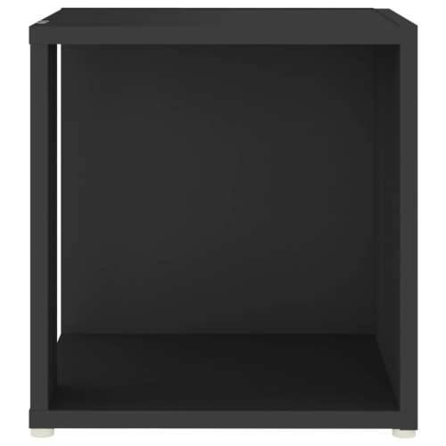 Bočni stolić crni 33 x 33 x 34,5 cm od konstruiranog drva - Crna 33 x 33 x 34.5 cm 1 Cijena