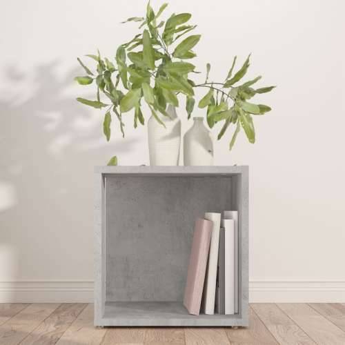 Bočni stolić boja betona 33 x 33 x 34,5 cm konstruirano drvo - Beton siva 33 x 33 x 34.5 cm 1 Cijena