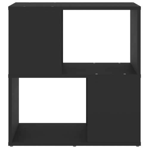 Ormarić za knjige crni 60 x 24 x 63 cm konstruirano drvo - Crna 1 60 x 24 x 63 cm Cijena