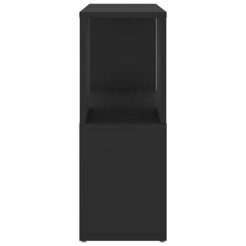 Ormarić za knjige crni 60 x 24 x 63 cm konstruirano drvo - Crna 1 60 x 24 x 63 cm Cijena