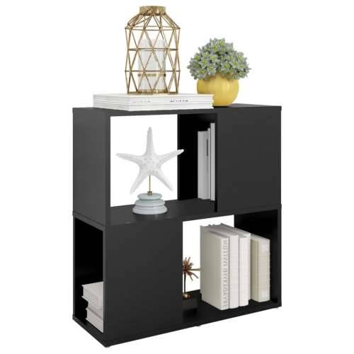 Ormarić za knjige crni 60 x 24 x 63 cm konstruirano drvo - Crna 1 60 x 24 x 63 cm Cijena