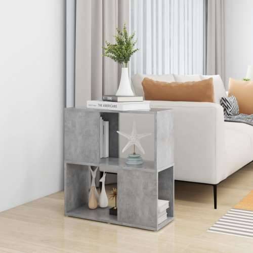 Ormarić za knjige siva boja betona 60x24x63cm konstruirano drvo - Beton siva 1 60 x 24 x 63 cm Cijena