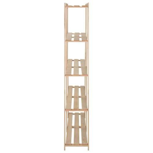 Stalak za pohranu s 5 razina 170x28,5x170 cm masivna borovina - Prirodna 170 x 28.5 x 170 cm 1 Cijena