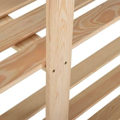 Stalak za pohranu s 5 razina 170x28,5x170 cm masivna borovina - Prirodna 170 x 28.5 x 170 cm 1 Cijena