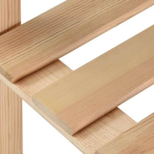 Stalak za pohranu s 5 razina 170x28,5x170 cm masivna borovina - Prirodna 170 x 28.5 x 170 cm 1 Cijena