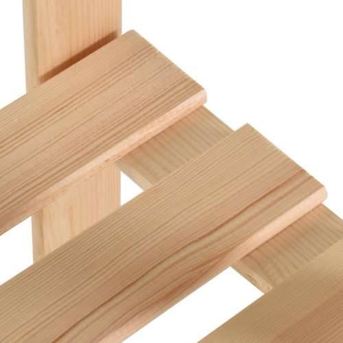 Stalak za pohranu s 5 razina 80x28,5x170 cm od masivne borovine - Prirodna 80 x 28.5 x 170 cm 1 Cijena