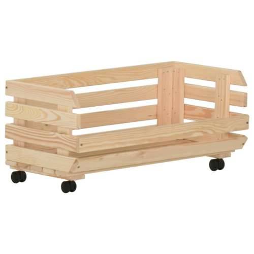 Kolica za povrće 77 x 30 x 80 cm od masivne borovine - 77 x 30 x 80 cm Cijena