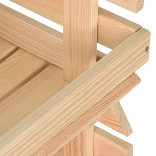 Kolica za povrće 77 x 30 x 80 cm od masivne borovine - 77 x 30 x 80 cm Cijena
