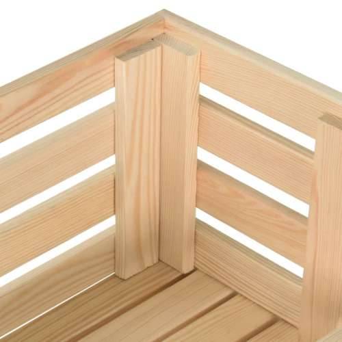 Kolica za povrće 77 x 30 x 80 cm od masivne borovine - 77 x 30 x 80 cm Cijena