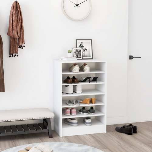 Ormarić za cipele bijeli 60 x 35 x 92 cm konstruirano drvo - Bijela 60 x 35 x 92 cm 1 shoe cabinet without door Cijena