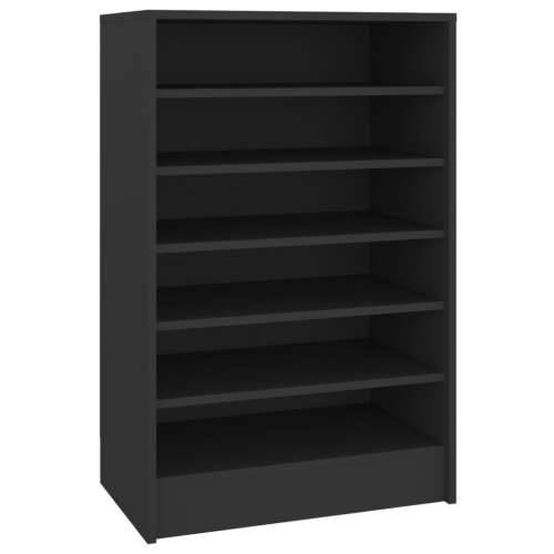 Ormarić za cipele crni 60 x 35 x 92 cm konstruirano drvo - Crna 60 x 35 x 92 cm 1 shoe cabinet without door Cijena