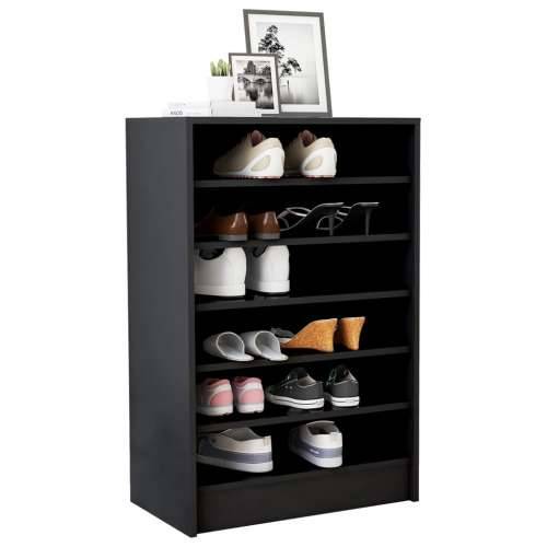 Ormarić za cipele crni 60 x 35 x 92 cm konstruirano drvo - Crna 60 x 35 x 92 cm 1 shoe cabinet without door Cijena