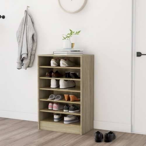 Ormarić za cipele boja hrasta 60 x 35 x 92 cm konstruirano drvo - sonoma hrast 60 x 35 x 92 cm 1 shoe cabinet without door Cijena