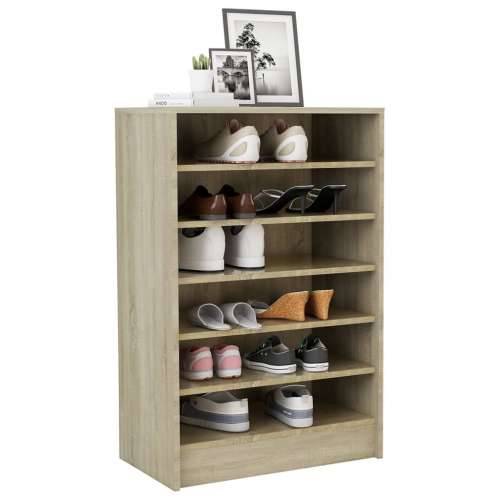 Ormarić za cipele boja hrasta 60 x 35 x 92 cm konstruirano drvo - sonoma hrast 60 x 35 x 92 cm 1 shoe cabinet without door Cijena