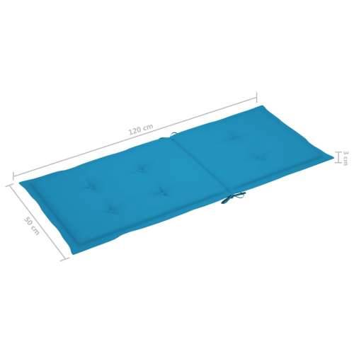 Stolica za ljuljanje s jastucima od masivnog bagremovog drva - Plava 120 x 50 x 3 cm 1 Cijena