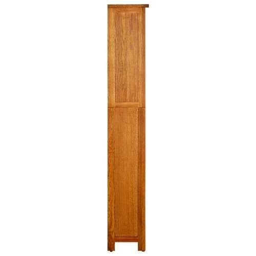 Police za knjige s 5 razina 45x22x140 cm od masivne hrastovine - 45 x 22 x 140 cm 1 Cijena