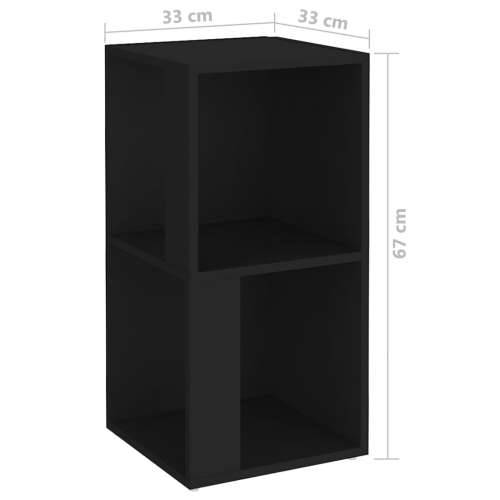Kutni ormarić crni 33 x 33 x 67 cm od iverice - Crna 33 x 33 x 67 cm 1 Cijena