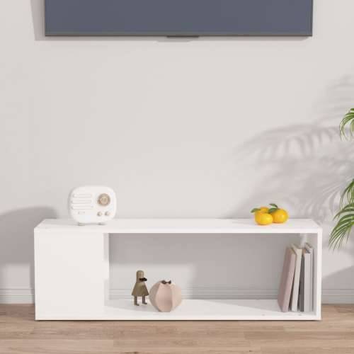 TV ormarić bijeli 100 x 24 x 32 cm od konstruiranog drva - Bijela 1 100 x 24 x 32 cm Cijena