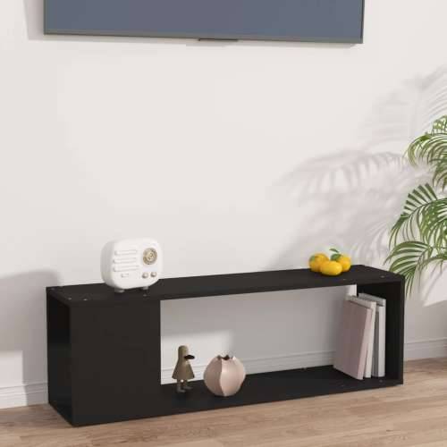 TV ormarić crni 100 x 24 x 32 cm od konstruiranog drva - Crna 1 100 x 24 x 32 cm Cijena