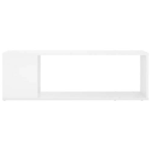 TV ormarić visoki sjaj bijeli 100x24x32 cm konstruirano drvo - Visoko sjajno bijela 100 x 24 x 32 cm 1 Cijena