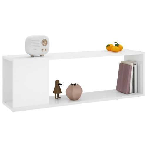 TV ormarić visoki sjaj bijeli 100x24x32 cm konstruirano drvo - Visoko sjajno bijela 100 x 24 x 32 cm 1 Cijena