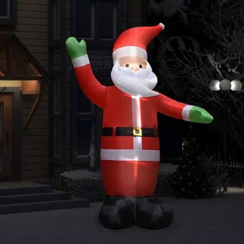 Ukrasni Djed Mraz na napuhavanje s LED svjetlima IP44 3 m Cijena