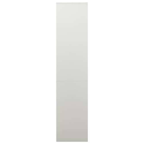 Uredski ormarić svjetlosivi 90 x 40 x 180 cm čelični Svjetlosiva 1 Cijena