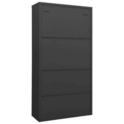 Uredski ormarić antracit 90 x 40 x 180 cm čelični - Antracit 1 Cijena