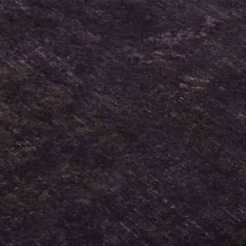 Perivi tepih 80 x 150 cm crno-zlatni protuklizni Cijena