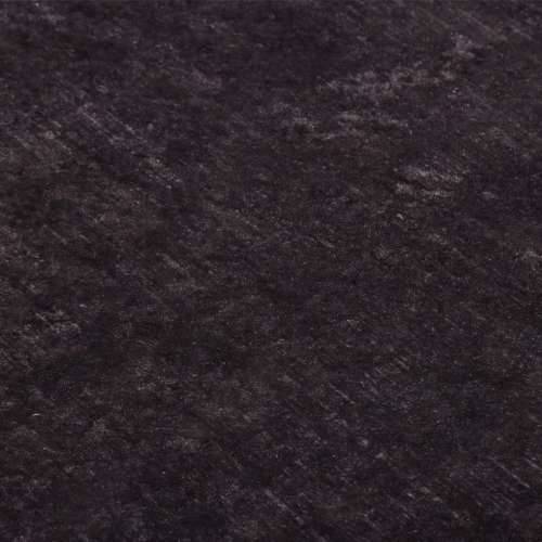 Perivi tepih 80 x 300 cm crno-zlatni protuklizni - Crna 80 x 300 cm Cijena