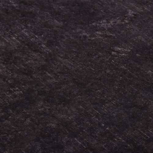 Perivi tepih 190 x 300 cm crno-zlatni protuklizni - Crna 190 x 300 cm Cijena
