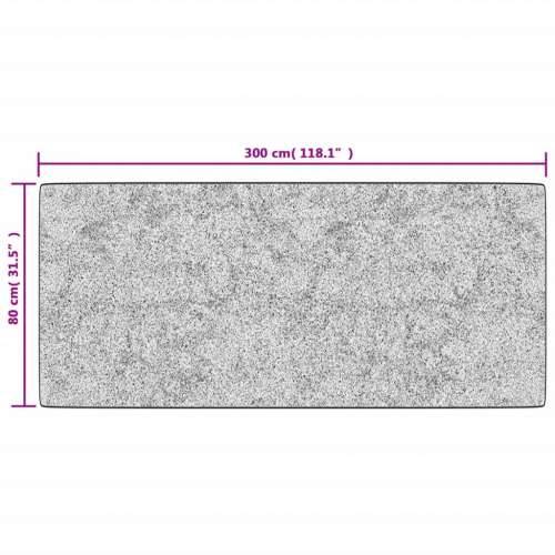 Perivi tepih 80 x 300 cm sivi protuklizni Cijena